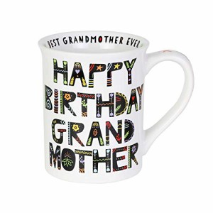 エネスコ Enesco 置物 インテリア Enesco Our Name is Mud Happy Birthday Grandmother Cuppa Doodle Coff