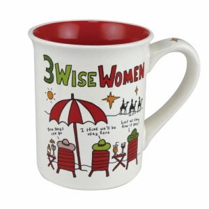 エネスコ Enesco 置物 インテリア Enesco Our Name is Mud 3 Wise Women at the Beach Brought Gifts Coff