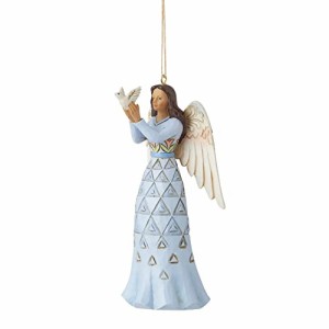 エネスコ Enesco 置物 インテリア Enesco Jim Shore Heartwood Creek Always Remembered Angel Hanging Or