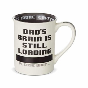 エネスコ Enesco 置物 インテリア Enesco Our Name is Mud Dad is Processing Heat Changing Coffee Mug, 