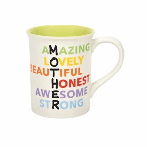 エネスコ Enesco 置物 インテリア Enesco Our Name is Mud Mother Anagram Engraved Coffee Mug, 16 Ounce