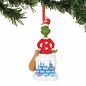 デパートメント56 Department 56 置物 Department 56 Grinch into The Chimney Musical, 4.5". Hanging Orna