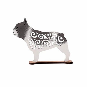 デパートメント56 Department 56 置物 Department 56 Flourish French Bulldog Decor Figurine, 5.5 Inch, B