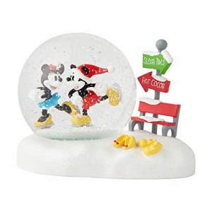 デパートメント56 Department 56 置物 Department 56 Disney Mickey and Minnie Waterball, 4.53 Inch, Mult