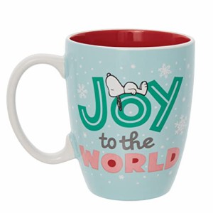 デパートメント56 Department 56 置物 Department 56 Peanuts Snoopy Joy to the World Coffee Mug, 16 Ounc