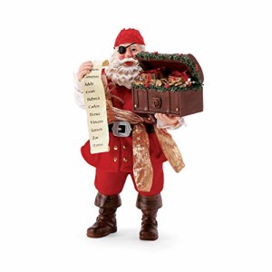 デパートメント56 Department 56 置物 Department 56 Sports and Leisure Santa Pirate Yo Ho Figurine, 10.