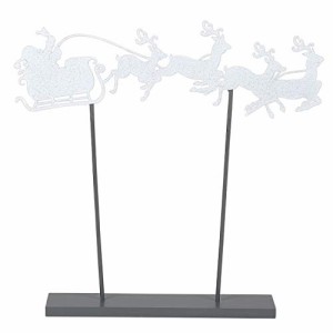 デパートメント56 Department 56 置物 Department 56 Village Collection Santa's Sleigh Silhouette Road A