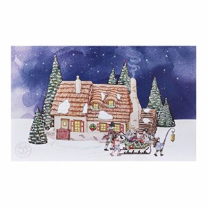 デパートメント56 Department 56 置物 Department 56 Authentic Village Art Family Home Lit Canvas