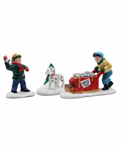 デパートメント56 Department 56 置物 Early Morning Delivery (Set of 3) - Department 56