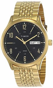 腕時計 タイメックス メンズ Timex Analog Black Dial Men's Watch-TW0TG6504
