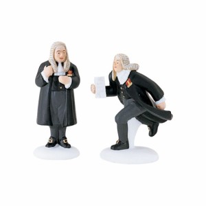 デパートメント56 Department 56 置物 Department 56 "Members of Parliament" Set of 2 Porcelain Figurine