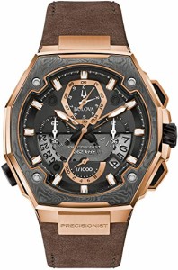 腕時計 ブローバ メンズ Bulova Men's Precisionist X 10th Anniversary Rose Gold 8-Hand Chronograph Wat