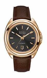 腕時計 ブローバ メンズ Bulova Accu Swiss 64B126 Mens Telc Brown Leather Strap Watch