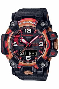 腕時計 カシオ レディース casio] G-Shock Watch Radio Solar G-Shock 40th Anniversary Flare Red MUDMAS