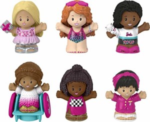 バービー バービー人形 Fisher-Price Little People Barbie Toddler Toys Figure 6 Pack for Preschool Pre