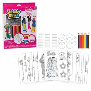 バービー バービー人形 Just Play Barbie Shrinky Dinks Kit and Accessories, 15 Pre-Printed Shrinky Din