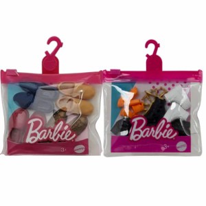 バービー バービー人形 Barbie and Ken Shoe Accessory Packs with 9 Total Pairs of Doll Shoes