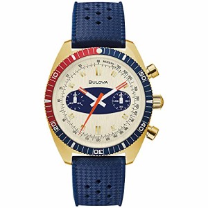 腕時計 ブローバ メンズ Bulova Men's Archive Series Surfboard 5-Hand Chronograph Gold Tone Stainless 