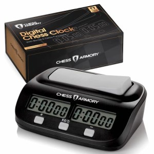 ボードゲーム 英語 アメリカ Chess Armory Digital Chess Clock - Portable Timer with Tournament and B