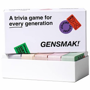 ボードゲーム 英語 アメリカ GENSMAK! Party Game - Fun for All Generations! Trivia Game for Kids and