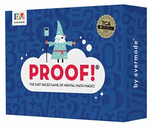 ボードゲーム 英語 アメリカ Proof! Math Game - The Fast Paced Game of Mental Math Magic - Teachers
