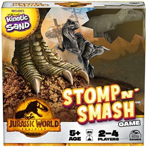 ボードゲーム 英語 アメリカ Jurassic World Dominion, Stomp N’ Smash Board Game Sensory Dinosaur T