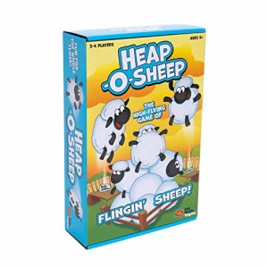ボードゲーム 英語 アメリカ Fat Brain Toys Heap-O-Sheep - Game of Catapulting Sheep, 6 to Adult, 2 