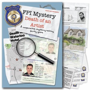 ボードゲーム 英語 アメリカ Unsolved Murder Mystery Game - FPI Mystery: Death of an Artist - Unsolv