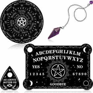 ボードゲーム 英語 アメリカ Pendulum Dowsing Divination Board with Amethyst Set Metaphysical Messag