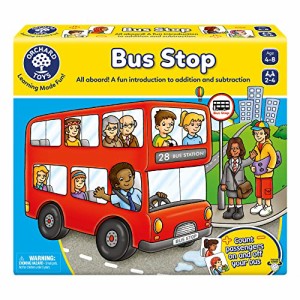 ボードゲーム 英語 アメリカ ORCHARD TOYS Moose Games Bus Stop Game. A Fun Introduction to Addition 