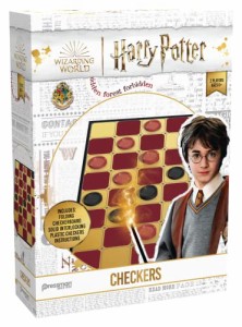 ボードゲーム 英語 アメリカ Pressman Harry Potter Checkers - Specially-Colored Folding Checkerboard