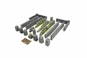 ボードゲーム 英語 アメリカ War World Gaming World at War Stone Wall and Pillar Sections Large Set 