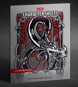 ボードゲーム 英語 アメリカ Dungeons & Dragons - Character & Spell Sheets with Premium Folder (5th 