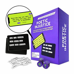 ボードゲーム 英語 アメリカ Poetic Injustice - A Word Game Where You Make Bad Poetry for Laughs - F