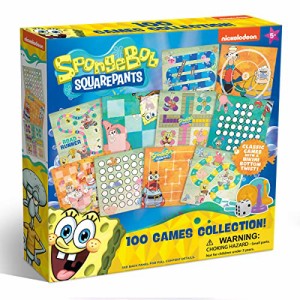 ボードゲーム 英語 アメリカ Spongebob Squarepants 100 Classic Board Games Collection for Family and