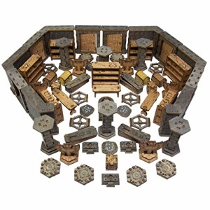 ボードゲーム 英語 アメリカ SMONEX Terrain Pack 67 pcs - Token Set Compatible with Gloomhaven, Jaws