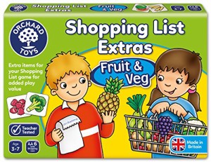 ボードゲーム 英語 アメリカ Shopping List Booster Pack - Fruit & Veg