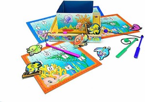 ボードゲーム 英語 アメリカ Discovery Toys AB SEAS Alphabet Letters Magnetic Fishing Game | Kid-Pow