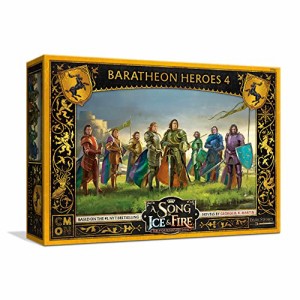 ボードゲーム 英語 アメリカ A Song of Ice and Fire Tabletop Miniatures Game Baratheon Heroes 4 Box 