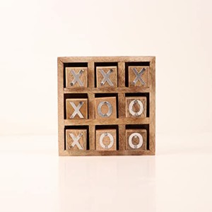 ボードゲーム 英語 アメリカ cosynee Handmade Wooden Tic Tac Toe Game Traveling Board Game Great Gif