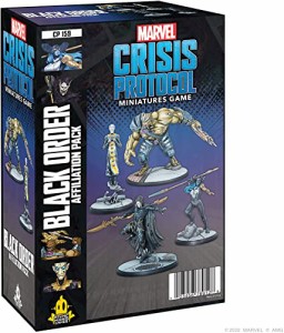 ボードゲーム 英語 アメリカ Marvel Crisis Protocol Black Order Squad Pack | Miniatures Battle Game 