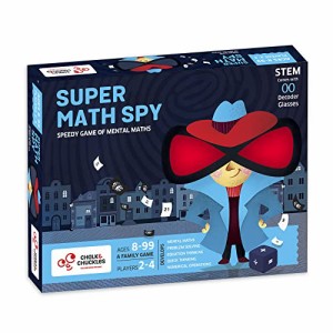 ボードゲーム 英語 アメリカ Chalk & Chuckles Super Math Spy Board Game - Super Fun Math Game for Ki