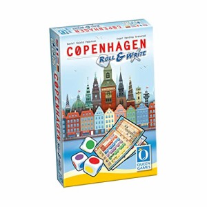 ボードゲーム 英語 アメリカ Queen Games Copenhagen Roll & Write Board Game