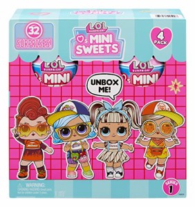 エルオーエルサプライズ 人形 ドール L.O.L. Surprise! 4-Pack Mini Sweets Dolls #1 with 32 Surpri