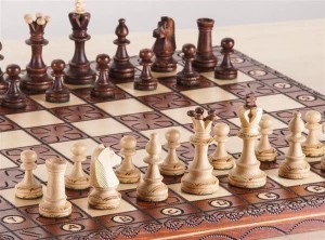 ボードゲーム 英語 アメリカ Beautiful Handcrafted Wooden Chess Set with Wooden Board and Handcrafte