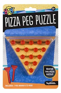 ボードゲーム 英語 アメリカ Toysmith Pizza Peg Puzzle Game, Fun Size