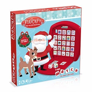 ボードゲーム 英語 アメリカ Top Trumps Rudolph The Red Nosed Reindeer Match Board Game, Play with K