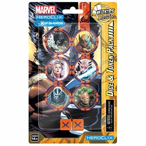 ボードゲーム 英語 アメリカ Marvel HeroClix: X-Men X of Swords Dice and Token Pack