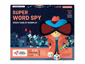 ボードゲーム 英語 アメリカ Chalk and Chuckles Super Word Spy - Word Games for Kids, Adults Age 8-9