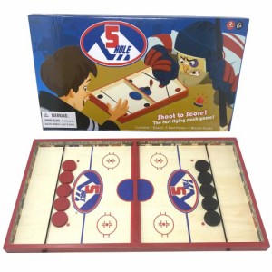 ボードゲーム 英語 アメリカ Regal Games - 5 Hole - Fun, Fast Family-Friendly Finger Hockey Puck Gam